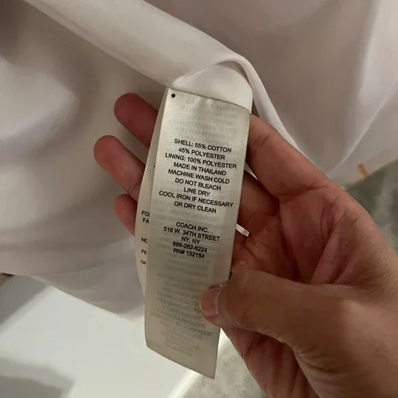 Coach Tattersall Plaid Trench Coat Size Small - Picture 4 of 7